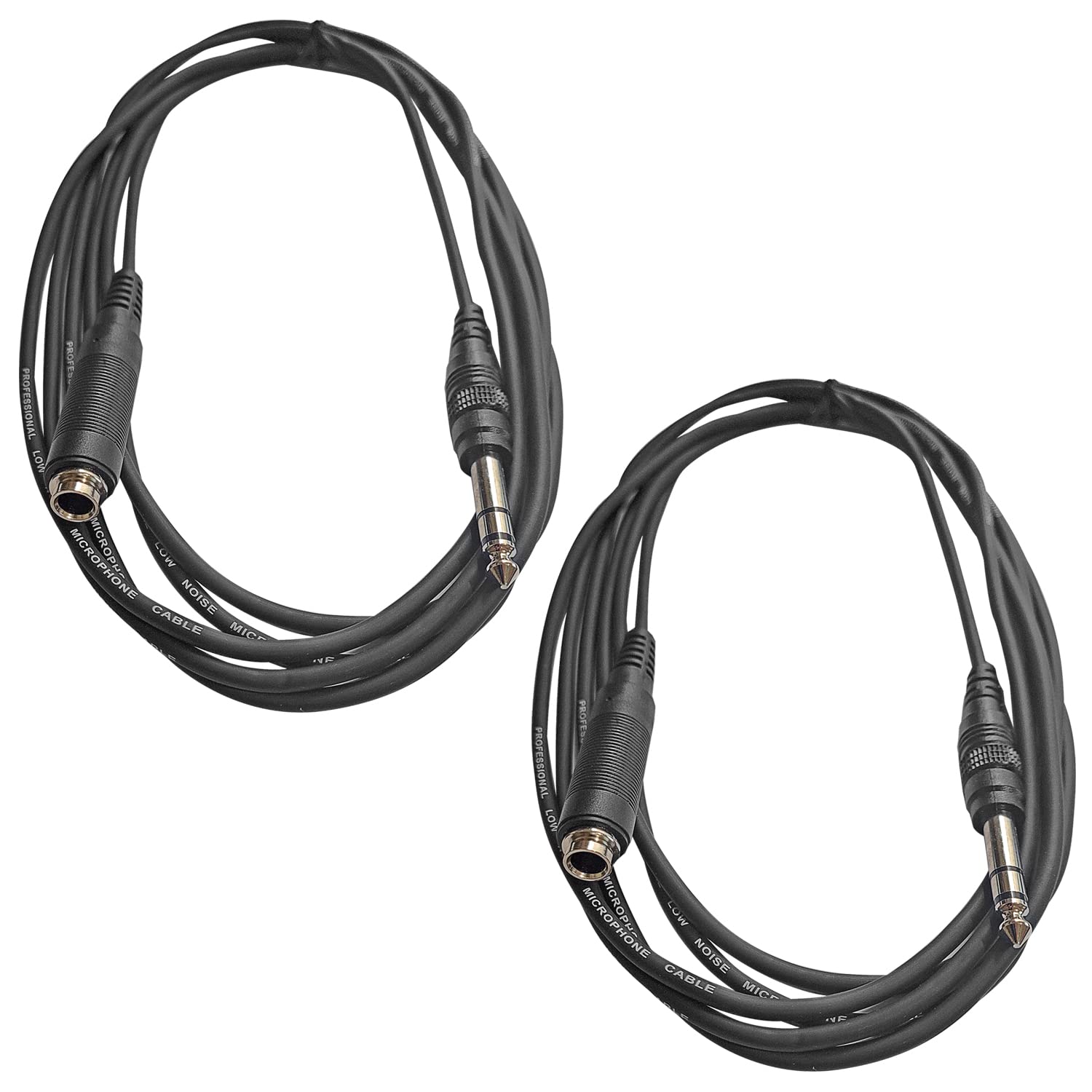 1/4-inch TRS (Stereo) Male to TRS (Male) Female Headphone Extension Cable (10ft)