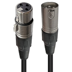 AxcessAbles 20ft XLR Male to Female Microphone Cable| DJ Mic Cable | XLR to XLR Balanced Cable | AxcessAbles 20ft XLR Mic Cable - 1-Pack