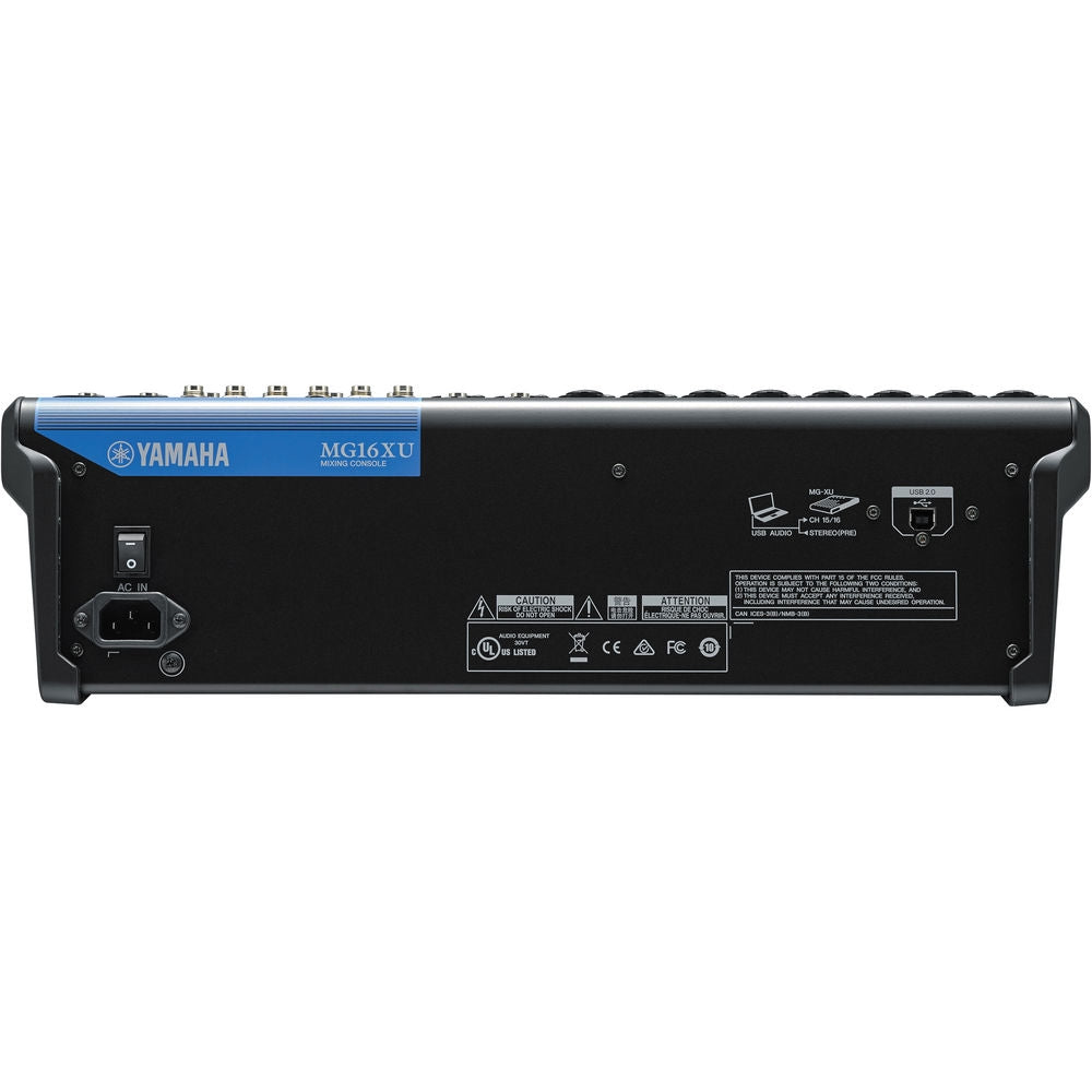 Yamaha MG16XU - 16-In 6-Bus Mixer With EFX/USB - Open Box