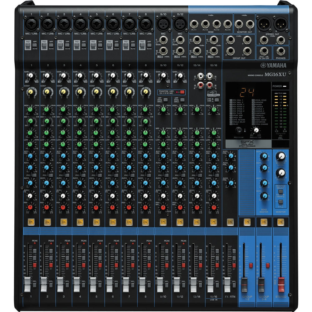 Yamaha MG16XU 16-In 6-Bus Mixer With EFX/USB