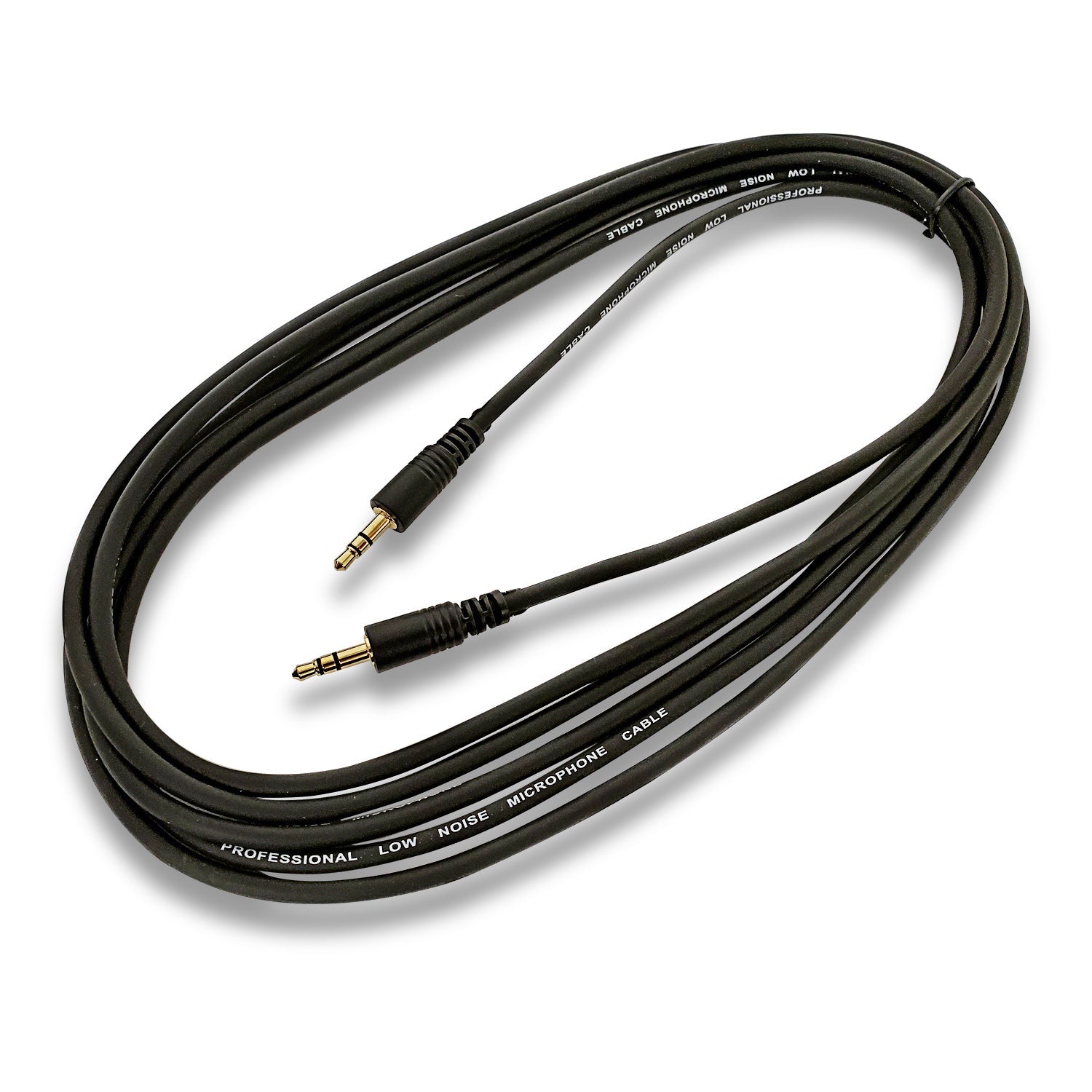 AxcessAbles 1/8 Inch TRS Instrument Cable 10ft  | 3.5mm Male Jack Stereo Audio Cord | 10ft TRS to TRS Balanced Patch Cable