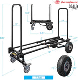 AxcessAbles Dolly Folding Hand Truck, Platform Cart, Moving Dolly. Great for Warehouse, Transport, Deliveries, Drummers, Musicians, Roadies and More!