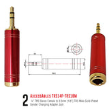 AxcessAbles Pro Audio Cable Gender Changing and Adapter Multi Pack with XLR, RCA, Headphone, TS, TRS Connectors for Sound Engineers, Churches, DJs, Recording Studios and More