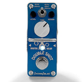 AxcessAbles DOUBLE SHOT Guitar Pedal Bundle - Delay/Echo/Repeat/Slap-Back - Includes Power Supply and Cable