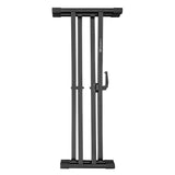 AxcessAbles KX-201 Double X Keyboard/ DJ Coffin Case Stand with 100LB Capacity. No Assembly Required. - Open Box