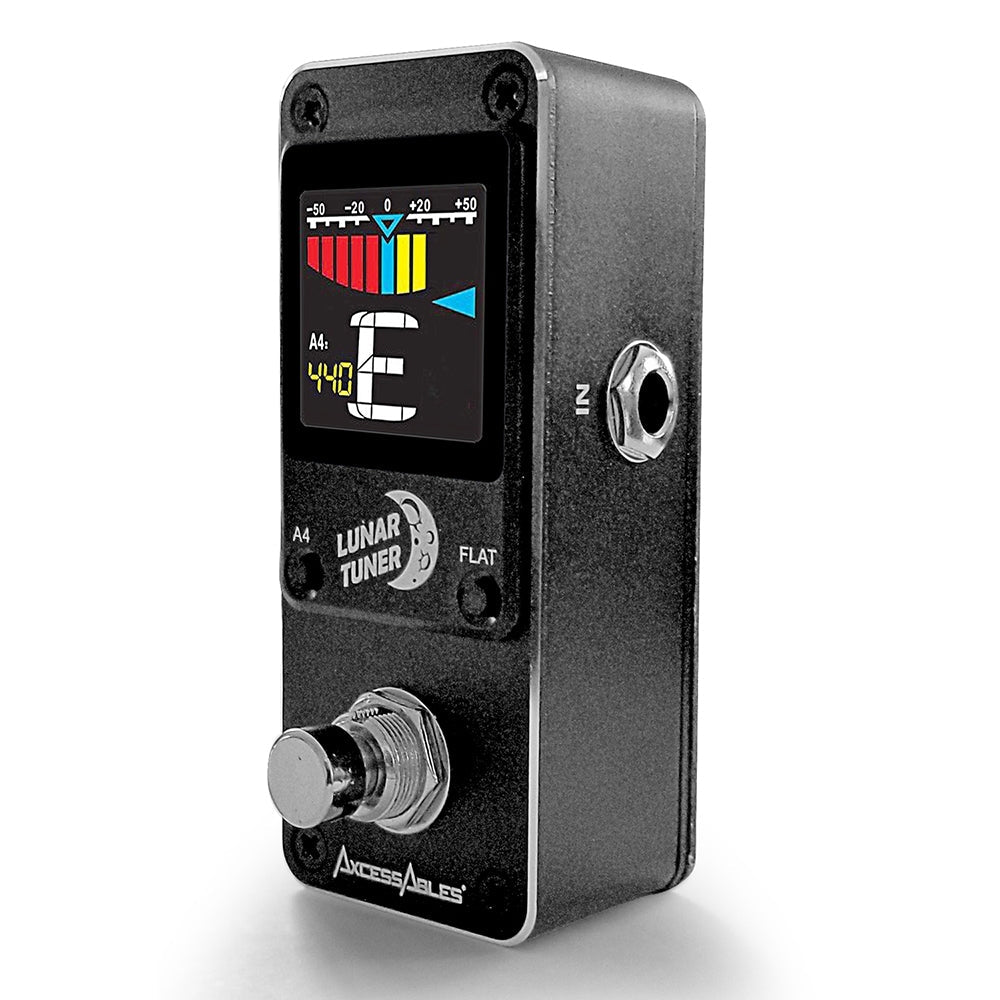 (Do not list) AxcessAbles LUNAR TUNER Mini-Stomp Chromatic Digital Tuner for for Guitar/Bass or ANY String Instrument