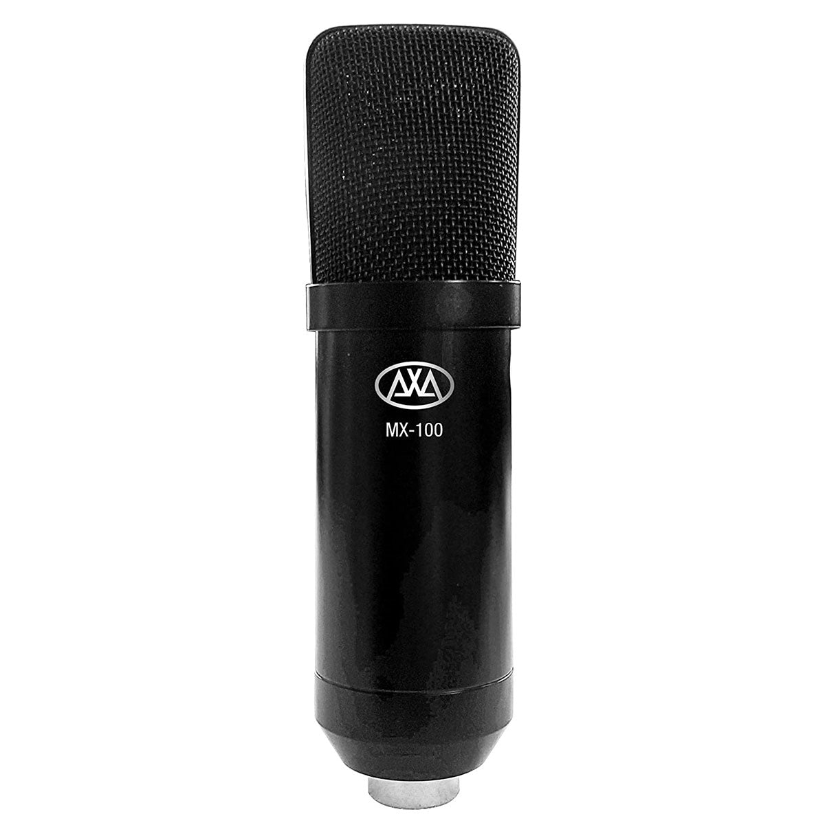 AxcessAbles Cardioid XLR Condenser Microphone - Recording and Podcast Mic Compatible with Scarlett, Behringer PreSonus Studio, Audio Interfaces, Phantom Powered Audio Mixers (MX-100)