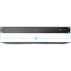 AxcessAbles 1U Blank Rack Panels for 19 Rack cabinets and Cases - 2 Pack | 1U Blank Rack Spacers | Compatible with Networking Rack, Studio Rack Cabinets| 1U Blank Panels (RKBLANK1U -2 Pack)