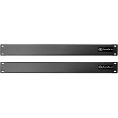 AxcessAbles 1U Blank Rack Panels for 19 Rack cabinets and Cases - 2 Pack | 1U Blank Rack Spacers | Compatible with Networking Rack, Studio Rack Cabinets| 1U Blank Panels (RKBLANK1U -2 Pack)