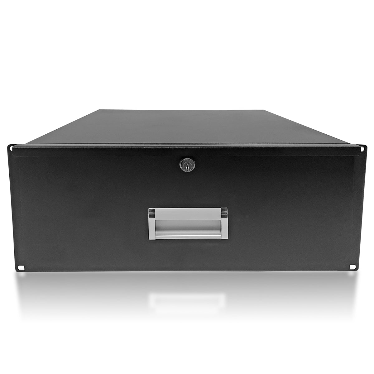 AxcessAbles 4U Locking Media Rack Storage Drawer | 45LB Capacity | Compatible with 19-Inch Rack-mount Server Racks and AV Equipment Cabinets. 15 inch Deep Metal Network Rack Drawer (RKDRAWER4U)