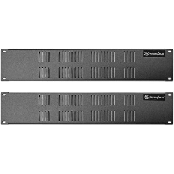 AxcessAbles RKVENTED2U 2U Vented Rack-Mount Panel for 19 inch Equipment and Server Racks. 3.75