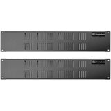 AxcessAbles RKVENTED2U 2U Vented Rack-Mount Panel for 19 inch Equipment and Server Racks. 3.75" Height x 19" Long (2 Pack)