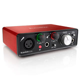 AxcessAbles SF-101KIT-AT Studio Recording Bundle with Audio Technica Condenser Microphone, Focusrite Scarlett Solo 3 Interface, Microphone Isolation Shield, Tripod Stand, AxcessAbles XLR Cable & Polishing Cloth