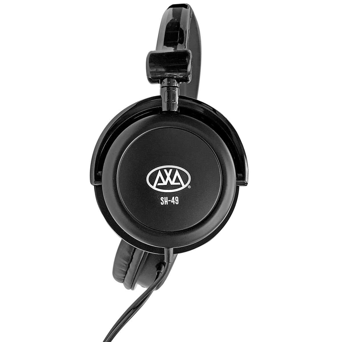 AxcessAbles On-Ear Closed-Back Studio/DJ Headphones with 6ft Cable and 1/4-inch Jack Adapter | 38mm Neodymium Driver Swiveling Cups| Guitar | Recording (SH-49)