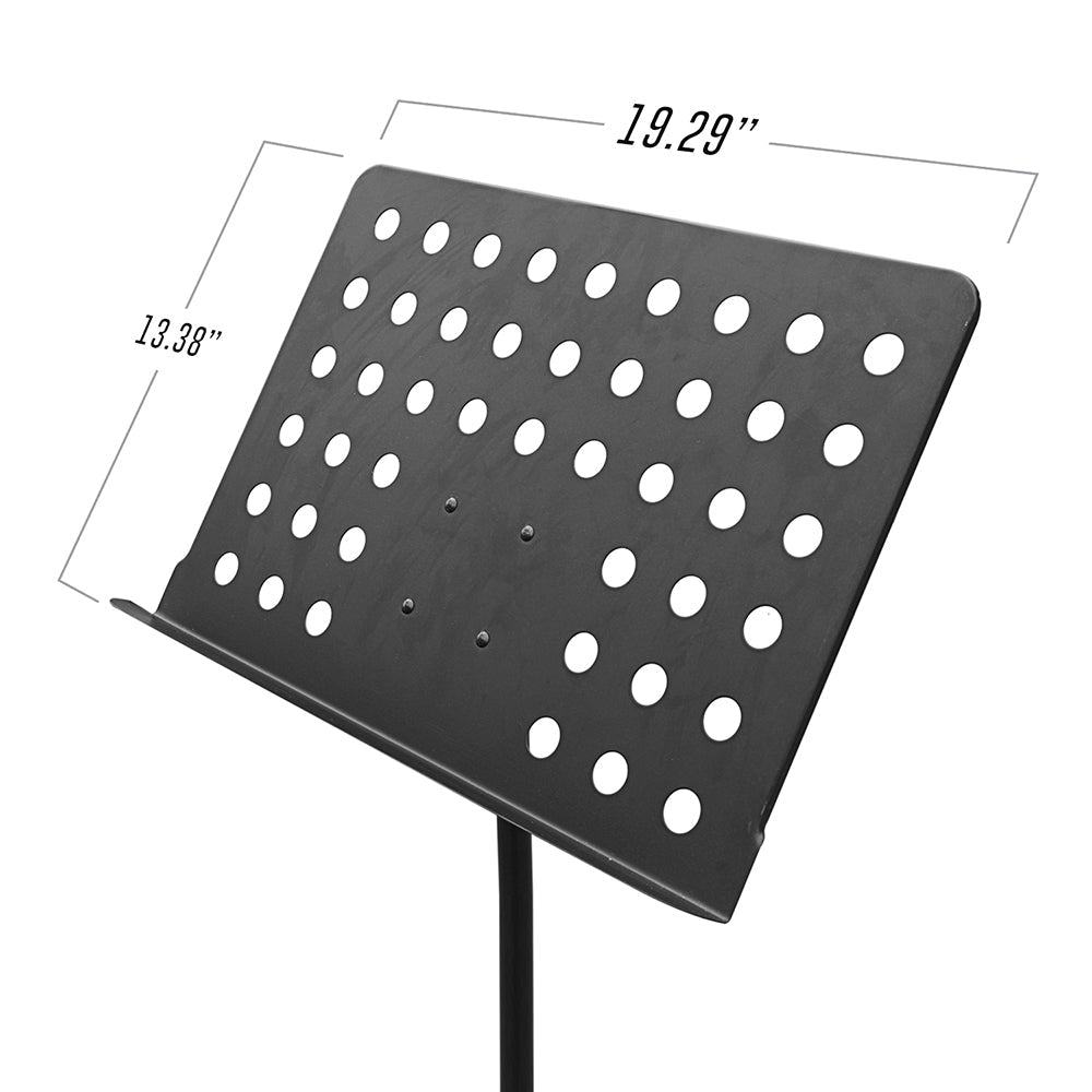 AxcessAbles SM-501 Orchestra Conductor Sheet Music Stand (Black)