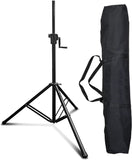 AxcessAbles Heavy-Duty Crank-up DJ Stand with Carry Bag | 175LB Load Capacity | Crank Up Light Stand | Crank Up DJ Speaker Tripod Stand | Stage Lighting Stand (SMX-266 Crank Stand -1 Pack) - Open Box