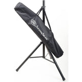 Heavy-Duty DJ Tripod Stands (Pair) with Bag by AxcessAbles| Adjustable Height 42” to 72" PA Speaker Stands| 15lb Portable PA Stands Compatible with Powered Speakers (SSB-101) - Open Box