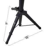 Heavy-Duty DJ Tripod Stands (Pair) with Bag by AxcessAbles| Adjustable Height 42” to 72" PA Speaker Stands| 15lb Portable PA Stands Compatible with Powered Speakers (SSB-101) - Open Box