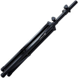 Heavy-Duty DJ Tripod Stands (Pair) with Bag by AxcessAbles| Adjustable Height 42” to 72" PA Speaker Stands| 15lb Portable PA Stands Compatible with Powered Speakers (SSB-101) - Open Box