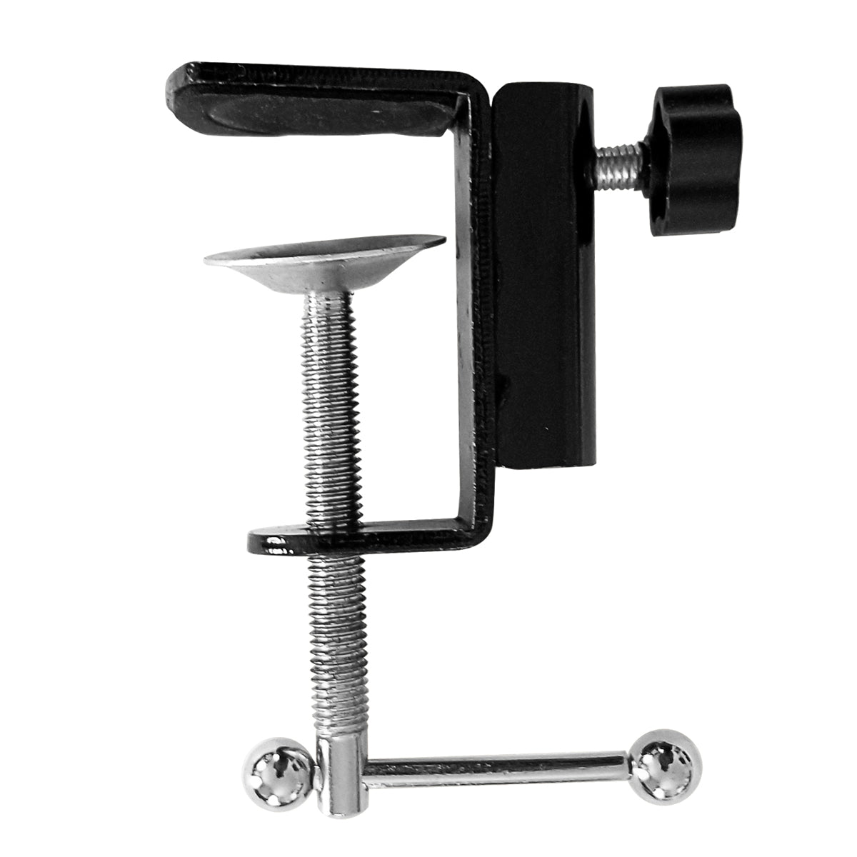 AxcessAbles Desktop Mount Microphone Swivel Boom Arm with Microphone Clip and 5ft Mic Cable for Podcast/Radio Broadcasting/Studio/Voice Over