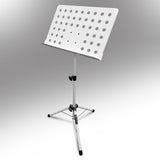 AxcessAbles Orchestra Conductor Sheet Stand Height & Angle Adjustable (White)