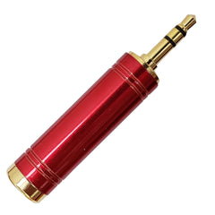 AxcessAbles 1/4-inch to 3.5mm Stereo Headphone Adapter 3.5mm(1/8-inch) Plug Male to 6.35mm (1/4-inch) Jack Female Stereo Adapter for Speakers, Headphones, Mixers, Receivers, Guitars (4 Pack)