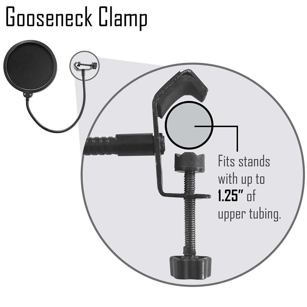 AxcessAbles Windpop Universal Microphone Pop Filter