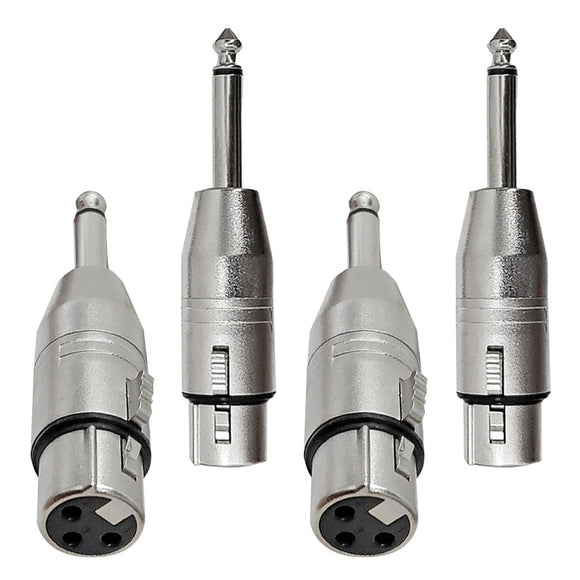 AxcessAbles 3PIN XLR Female to 1/4