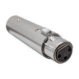 AxcessAbles XLR3F-XLR3M-4PK 3 Pin XLR Female to 3 Pin XLR Male Gender Changing Barrel Adapter (4 Pack)