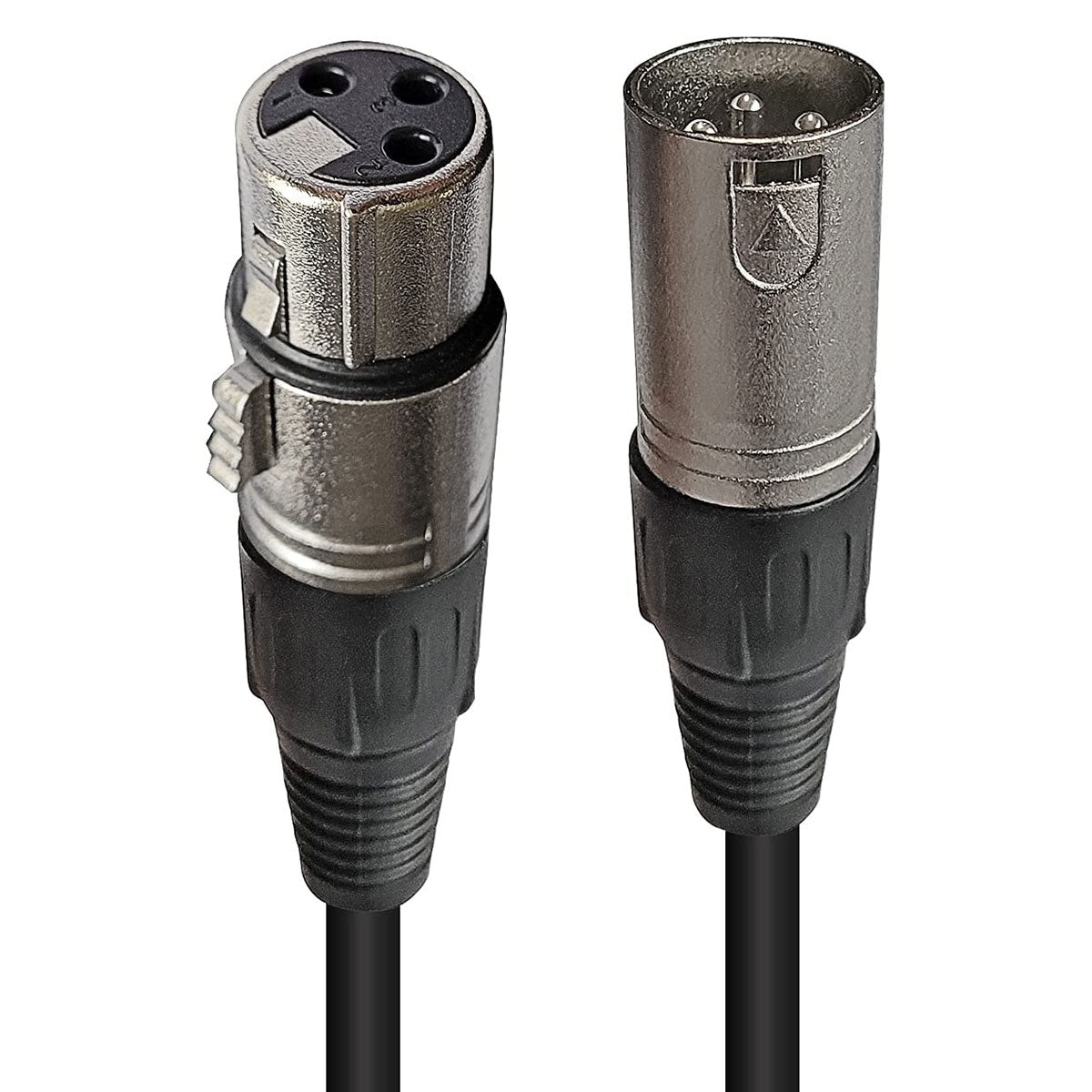 AxcessAbles XLR Male to XLR Female Audio Cable - 50ft | XLR to XLR Balanced Mic Cable | Microphone Cable | 3-Pin Mic Cord | AxcessAbles XLR-XLR50-50ft