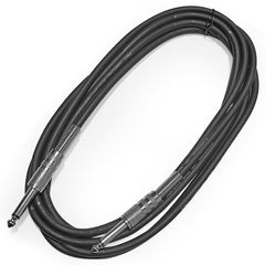 AxcessAbles I-020 1/4-inch (6.35mm) TS Straight to 1/4-inch (6.35mm) TS Straight Guitar/Bass/Instrument Cable (20ft)