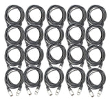 20ft XLR Male to Female Microphone Cable by AxcessAbles| U.S. Based Small Business | Shielded Microphone Cord | DJ Mic Cable | XLR to XLR Balanced Cable | AxcessAbles 20ft XLR Mic Cable (20-Pack)